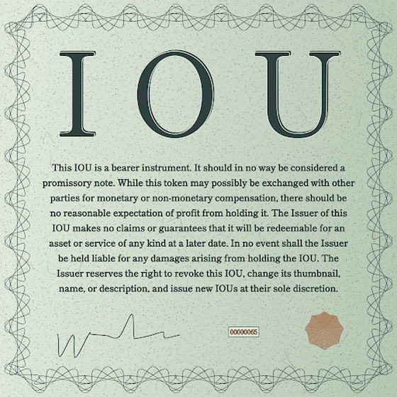 IOU #65