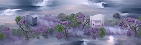 Calming lilac oasis