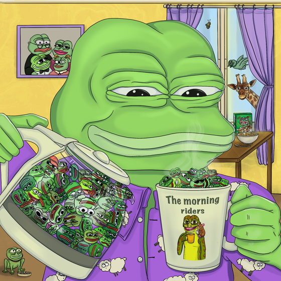 My morning cup of frogs