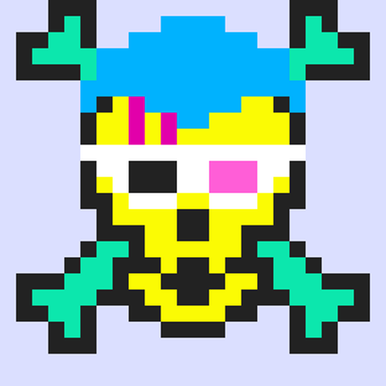 Cyber CryptoSkull #1444