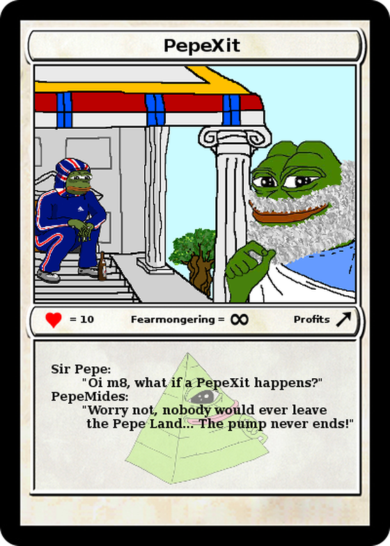 PEPEXIT Series 11, Card 48 | RARE PEPE