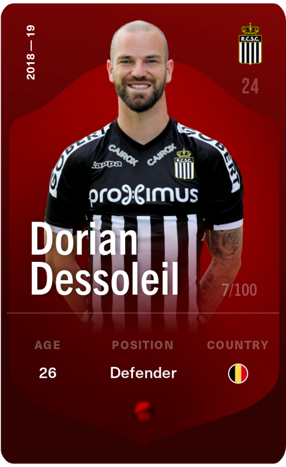 Dorian Dessoleil 2018-19 • Rare 7/100