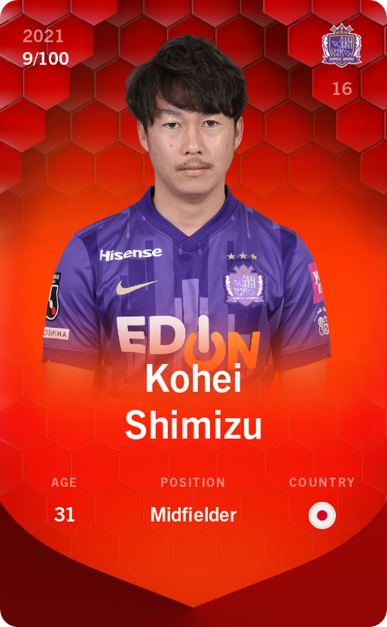 Kohei Shimizu 2021-22 • Rare 9/100