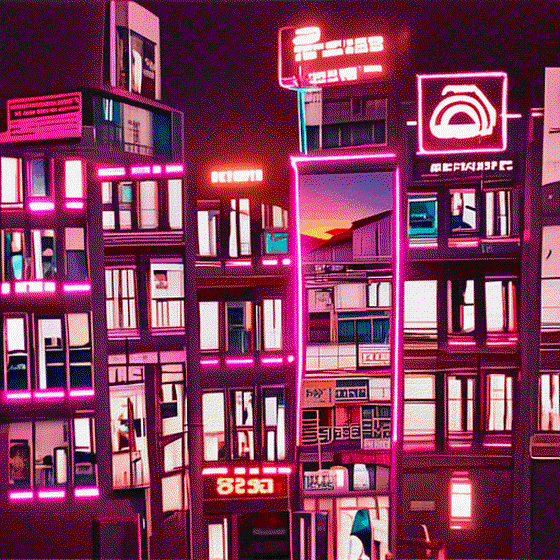 Dusk in the Red Lite District