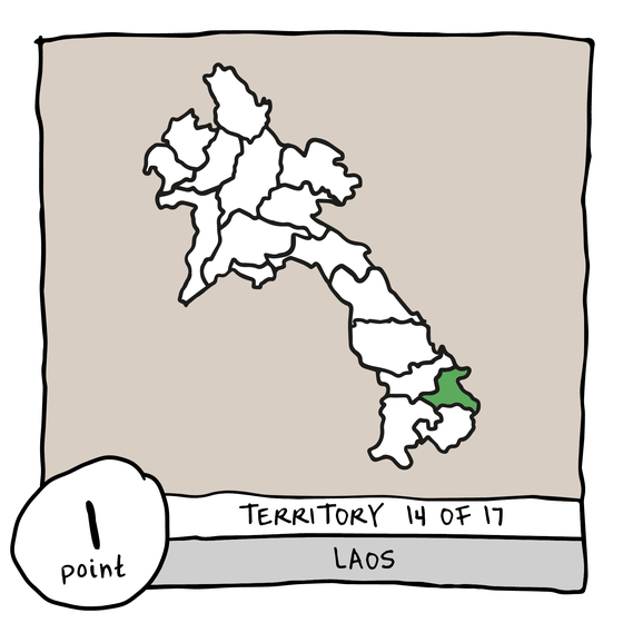 Territory 14/17 - Laos (Sekong Province)