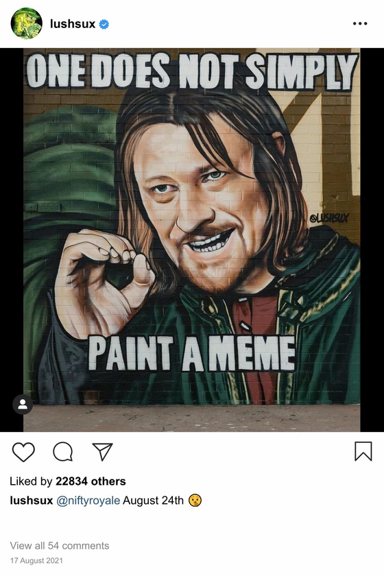 Lushsux #4389 - Mural Sean Bean