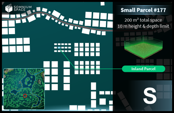 Small #177 (S) parcel in Somnium Space 