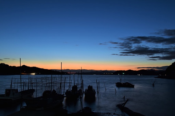 Dusk of Lake Hamana