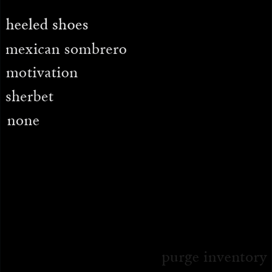Purge Inventory #2323