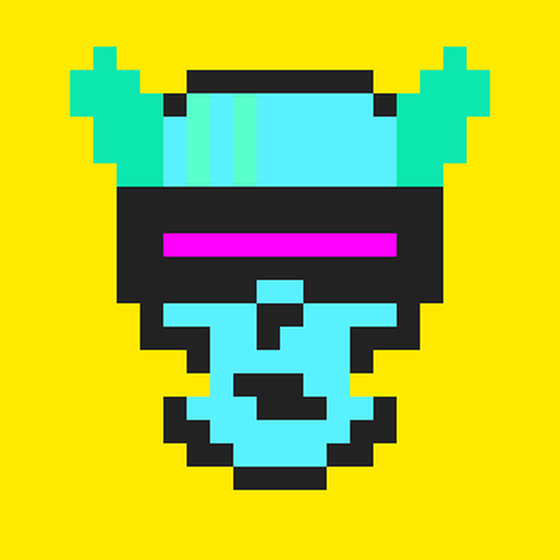 Cyber CryptoSkull #869