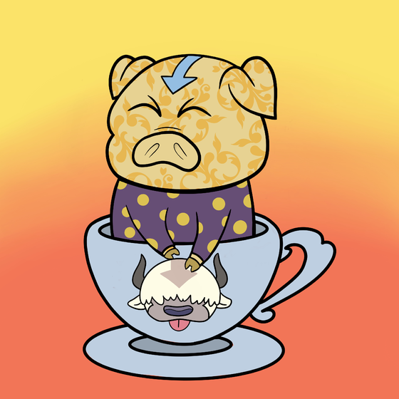 Lucky Teacup Piggy Club #1163