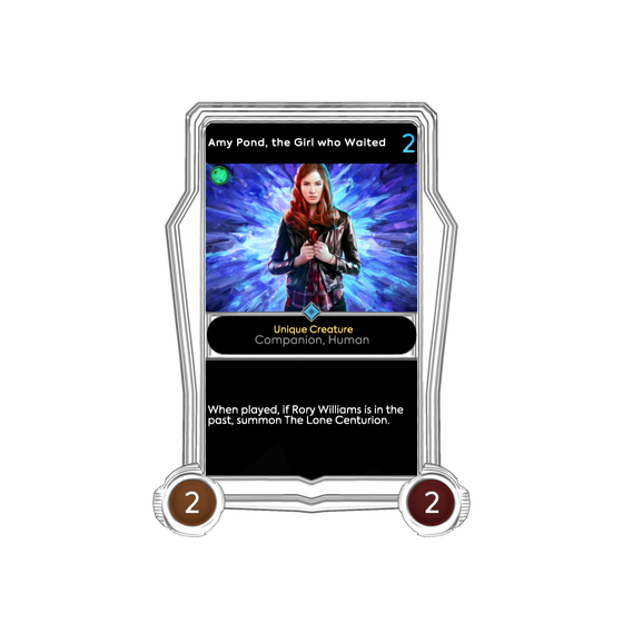 Amy Pond - Silver Frame