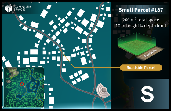 Small #187 (S) parcel in Somnium Space 