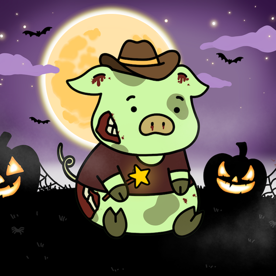 Zombie Piggie Palz #327 - Matty McConaughey