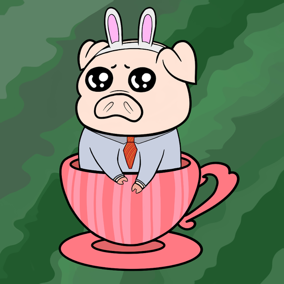 Lucky Teacup Piggy Club #832