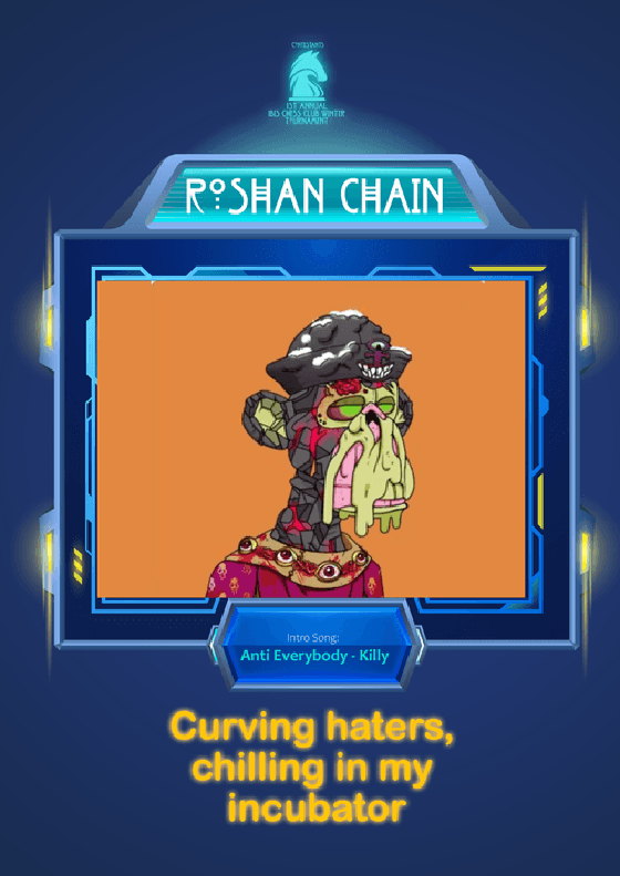 Contestant #1: Roshan Chain