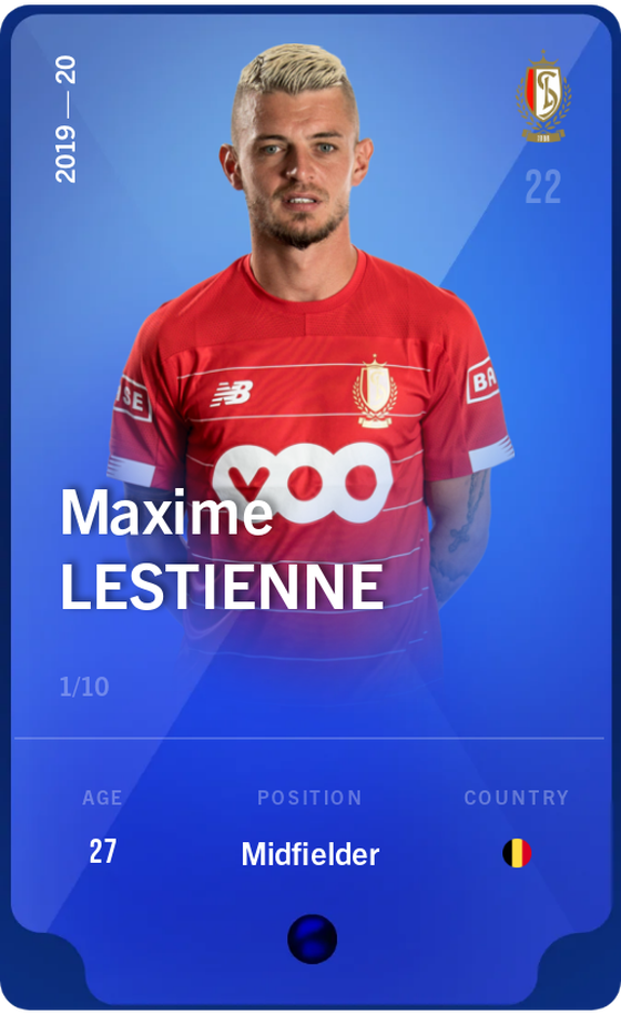 Maxime Lestienne 2019-20 • Super Rare 1/10