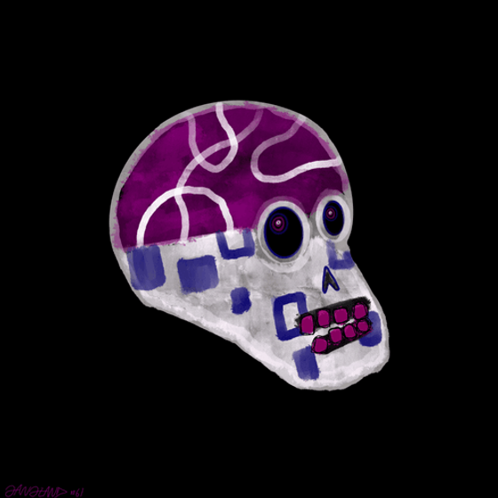 Gangland Skull #61 - by Eddie Gangland