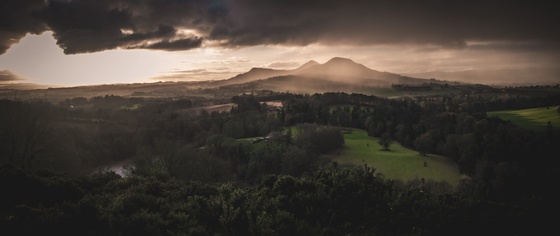 Across the valley