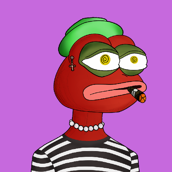 Super Rare Pepe #7166