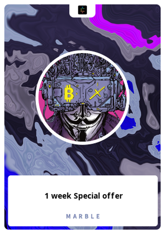 1 week Special offer