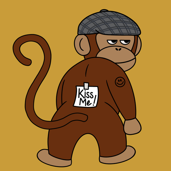 Kiss Me Monkey #6802