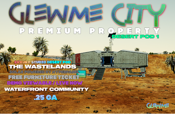 Desert Pod 1, Wastelands, Glewme City