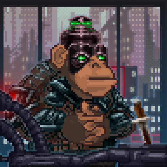 Cyberpunk Ape Executives #371