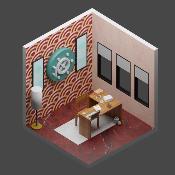3D Room #3742