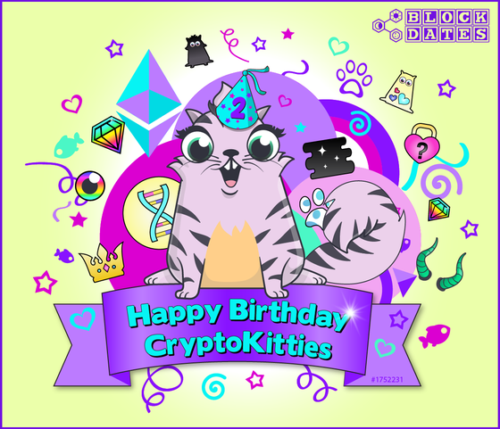 Happy Birthday CryptoKitties!