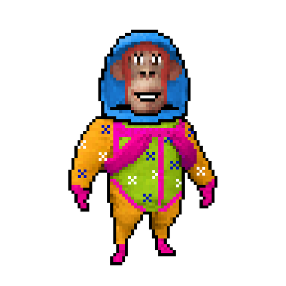 Pixel Radioactive Ape #47