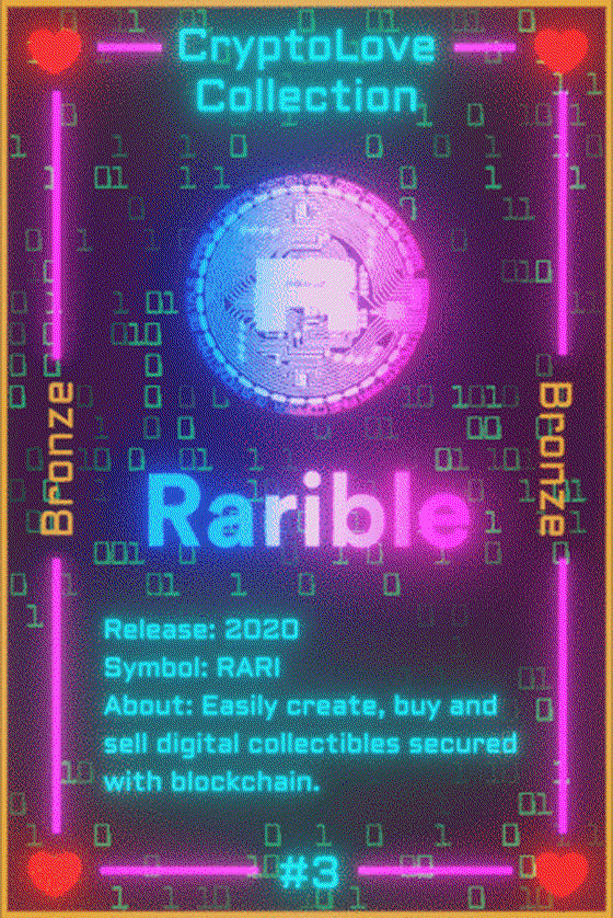 CryptoLove #3: Rarible (Bronze Edition)