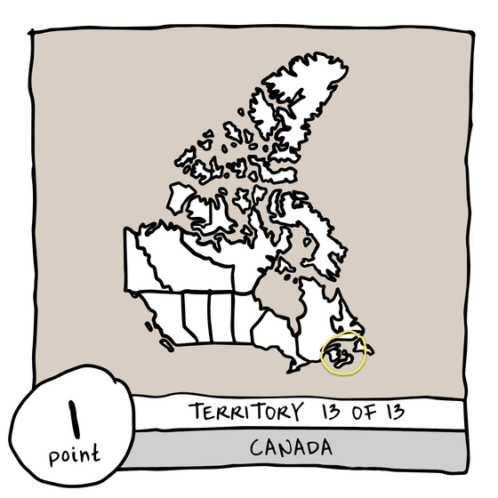 Territory 13/13 - Canada (Prince Edward Island)