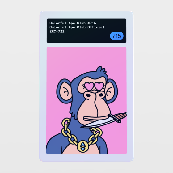 Minter Token - Colorful Ape Club Official #715