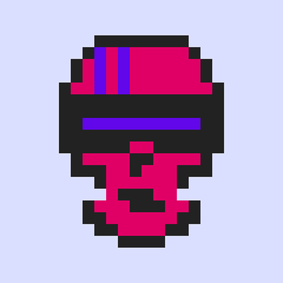 Cyber CryptoSkull #807