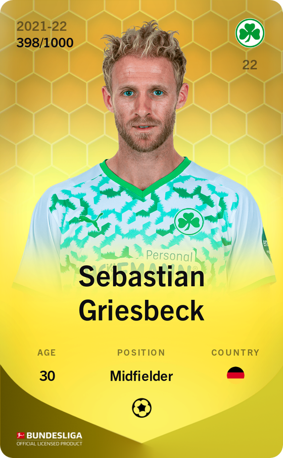 Sebastian Griesbeck 2021-22 • Limited 398/1000