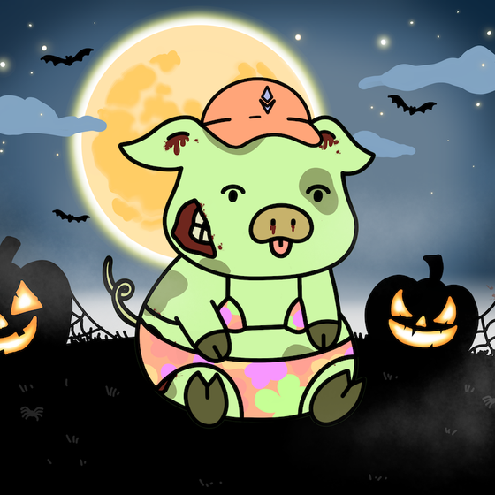 Zombie Piggie Palz #223 - Anita