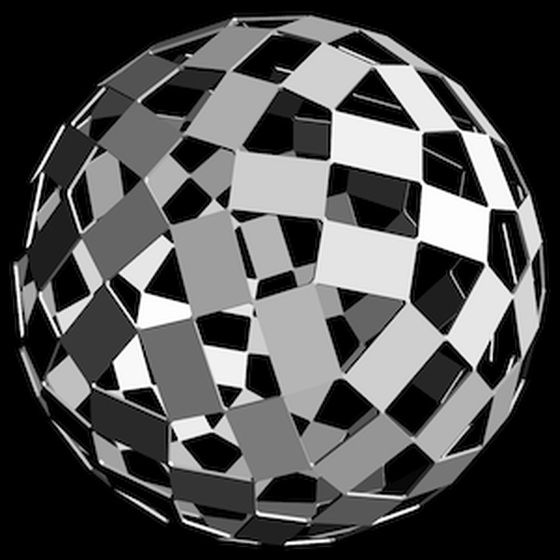 120 CHEQUERED SPHERE #22