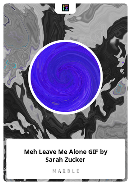 Meh Leave Me Alone GIF by Sarah Zucker