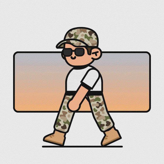 #LetsWalk - Soldier #031