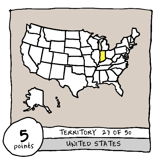 Territory 27/50 - United States (Indiana)