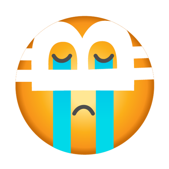 EmotiCOINS #bitcoin? ?Crying