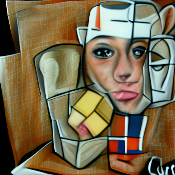 Cubist Portrait 6