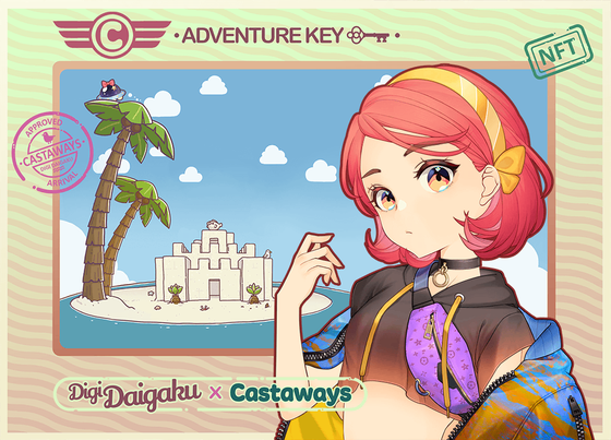 DigiDaigaku Genesis Adventure Key Castaways #638 - Wren