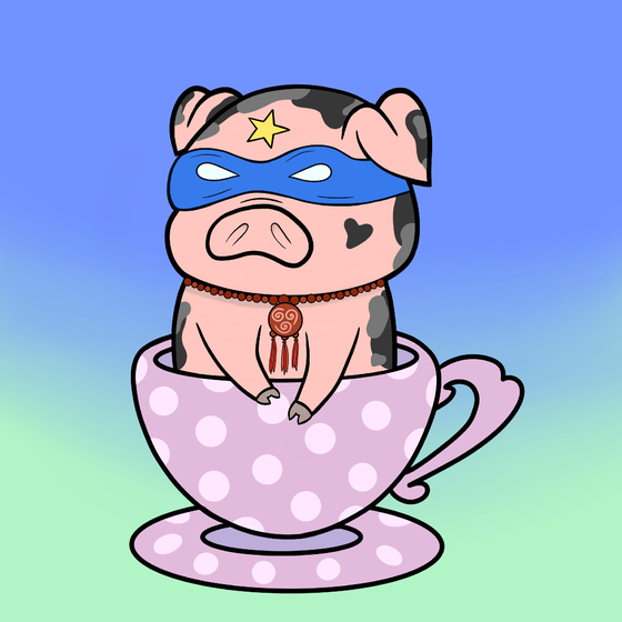 Lucky Teacup Piggy Club #736