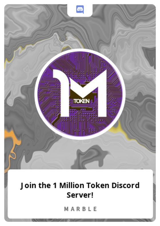 Join the 1 Million Token Discord Server!