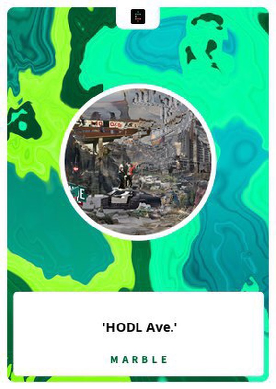 HODL Ave. Marblecard 'PRINT' version(shareware version)