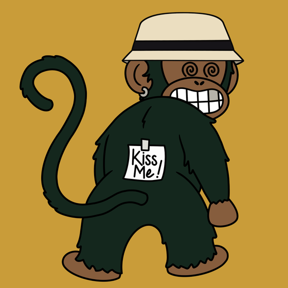 Kiss Me Monkey #7452