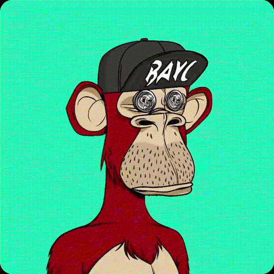 Animated Bored Ape [ Coins Eyes ]