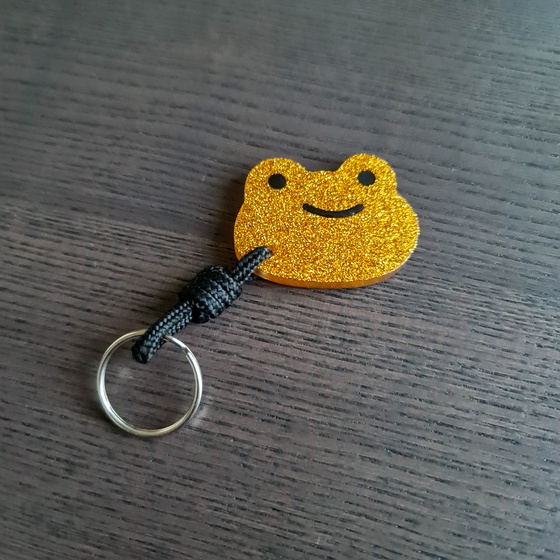 Gold Frog Keychain Raffle